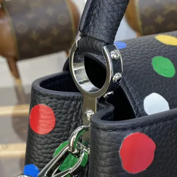 LV M21663 Louis Vuitton LV x YK Capucines Mini Taška Černá
