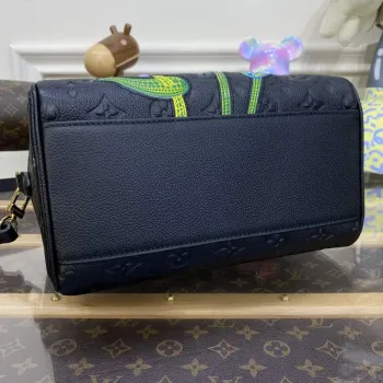 LV M46415 Louis Vuitton LV x YK Speedy Bandoulière 25 Taška Černá