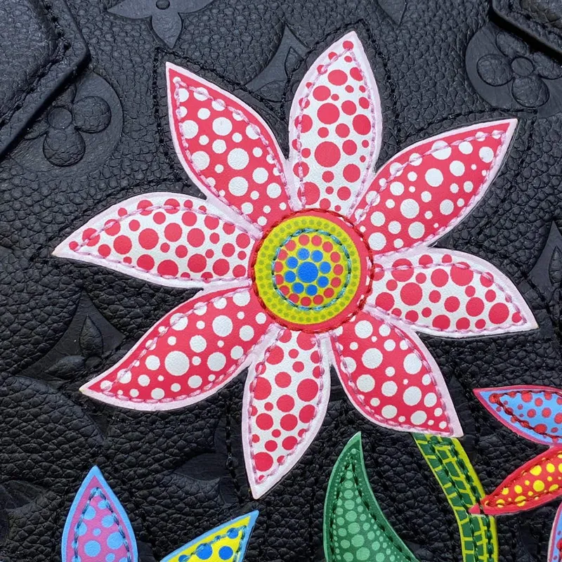 LV M46415 Louis Vuitton LV x YK Speedy Bandoulière 25 Taška Černá