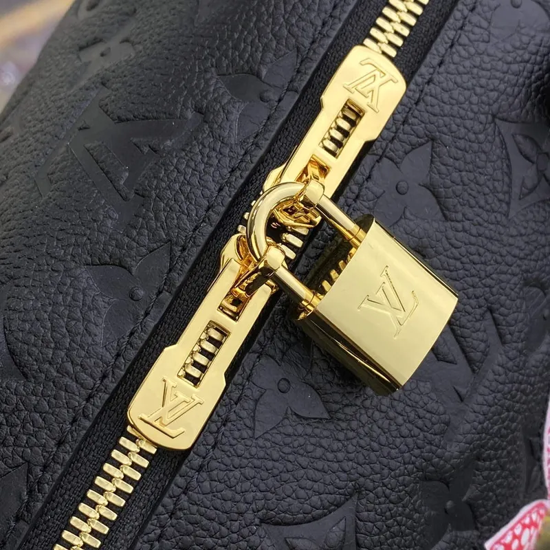 LV M46415 Louis Vuitton LV x YK Speedy Bandoulière 25 Taška Černá