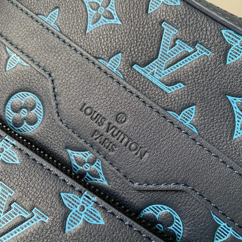 LV M46604 Louis Vuitton Trio Messenger Námořnická řeka modrá