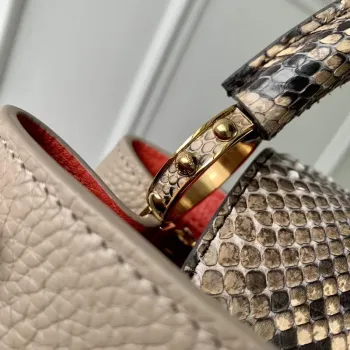LV N80741 Louis Vuitton Capucines BB Kabelka Světle hnědá