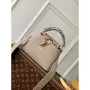 LV N80741 Louis Vuitton Capucines Mini Kabelka Světle hnědá