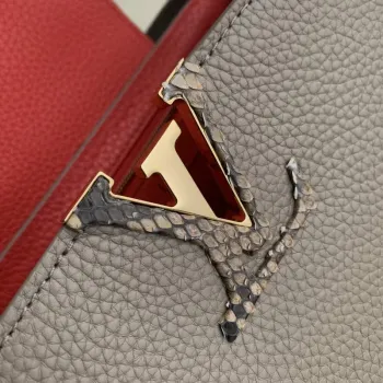 LV N80741 Louis Vuitton Capucines Mini Kabelka Světle hnědá