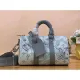 LV M22527 Louis Vuitton Keepall Bandoulière 25 Taška Crystal Blue