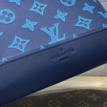 LV M46562 Louis Vuitton Duo Slingbag Námořnická řeka modrá