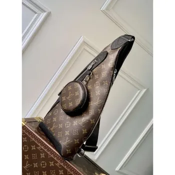 LV M30936 Louis Vuitton Duo Sling Bag Černý Monogram