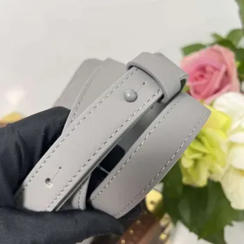 LV M81746 Louis Vuitton Steamer Nositelná peněženka šedá kůže