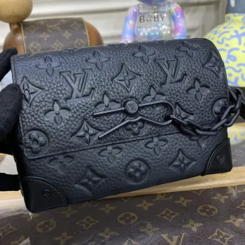 LV M81746 Louis Vuitton Steamer Nositelné peněženka Černá kůže