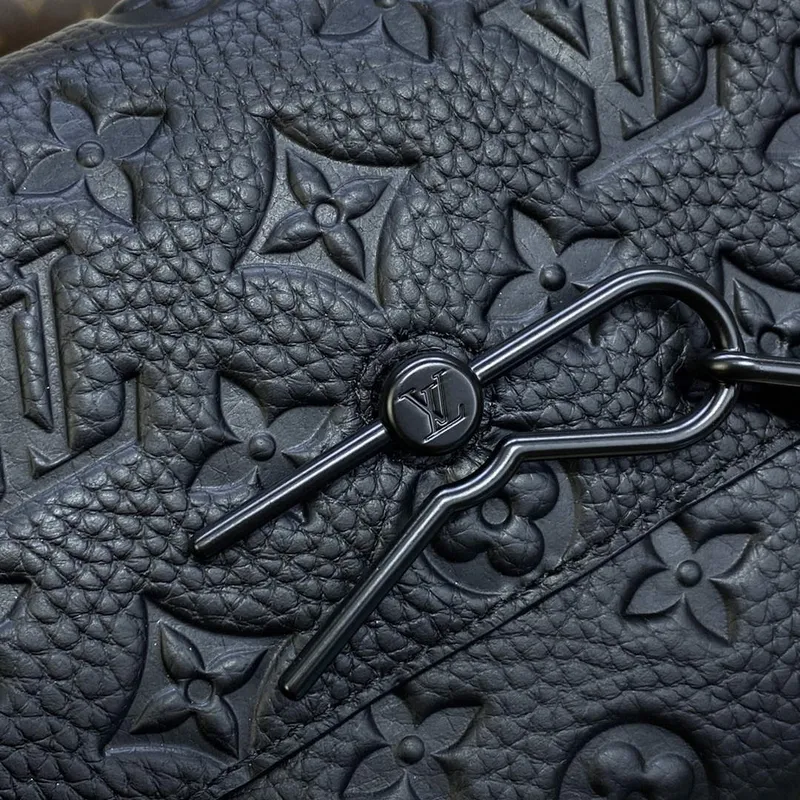 LV M81746 Louis Vuitton Steamer Nositelné peněženka Černá kůže