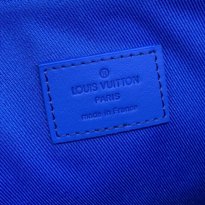 LV M69837 Louis Vuitton Taška Takeoff Pouch Dop modrá