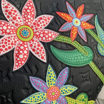 LV M46416 Louis Vuitton LV x YK OnTheGo MM Taška Černá