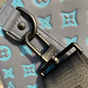 LV M46593 Louis Vuitton Keepall Bandoulière 50 Taška Námořnická Řeka Modrá