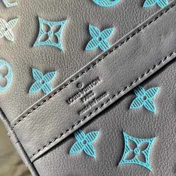 LV M46593 Louis Vuitton Keepall Bandoulière 50 Taška Námořnická Řeka Modrá