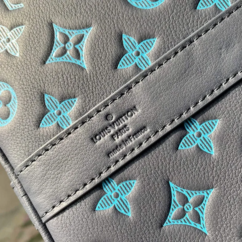 LV M46593 Louis Vuitton Keepall Bandoulière 50 Taška Námořnická Řeka Modrá