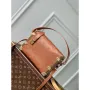 LV M21741 Louis Vuitton Boční Trunk PM Taška Hnědá Tan