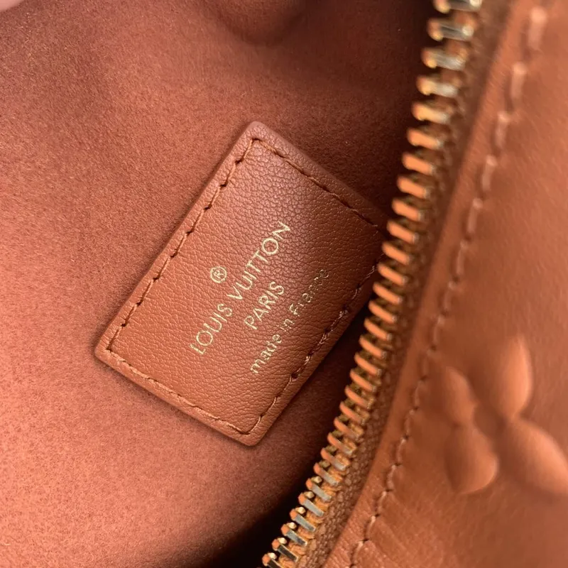 LV M21741 Louis Vuitton Boční Trunk PM Taška Hnědá Tan