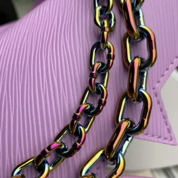 LV M22098 Louis Vuitton Twist PM Epi kůže Lilas Provence Fialová