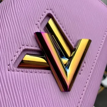 LV M22098 Louis Vuitton Twist PM Epi kůže Lilas Provence Fialová