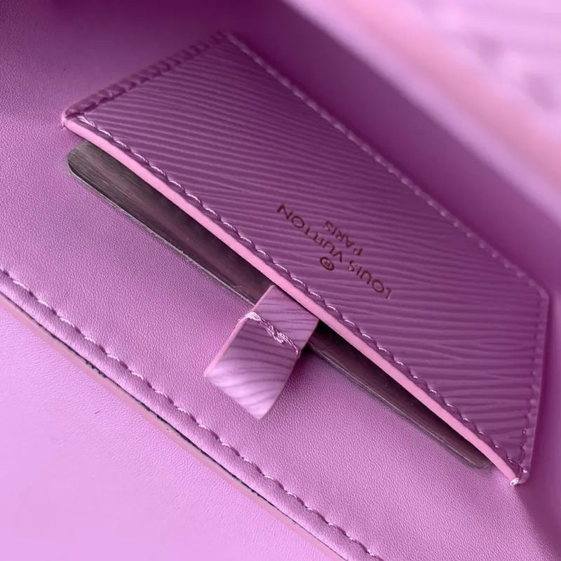LV M22098 Louis Vuitton Twist PM Epi kůže Lilas Provence Fialová