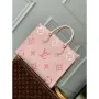 LV M46542 Louis Vuitton OnTheGo MM Taška Gradient Růžová