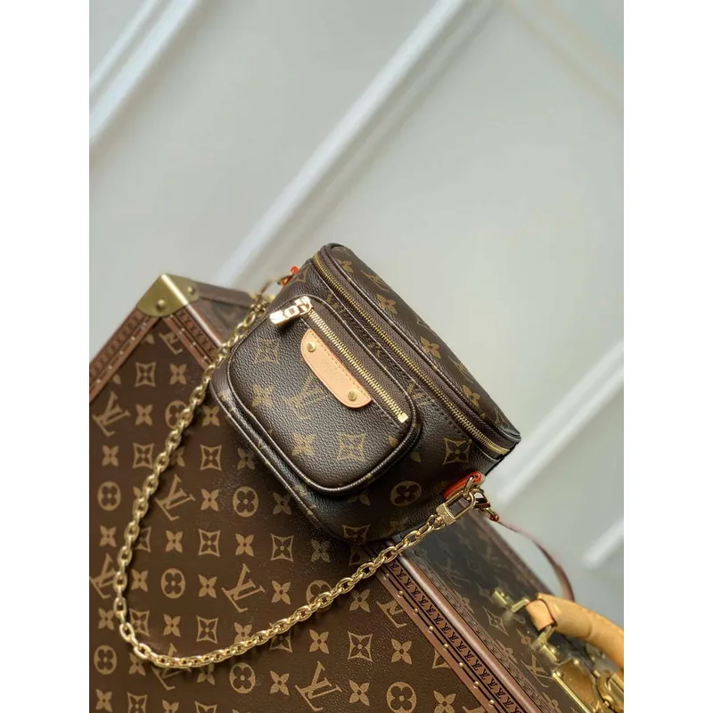 LV M82347 Louis Vuitton Mini Bumbag Monogram Empreinte Kůže
