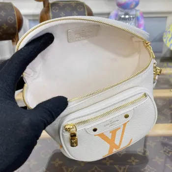 LV M82208 Louis Vuitton Mini Bumbag Béžová Světle