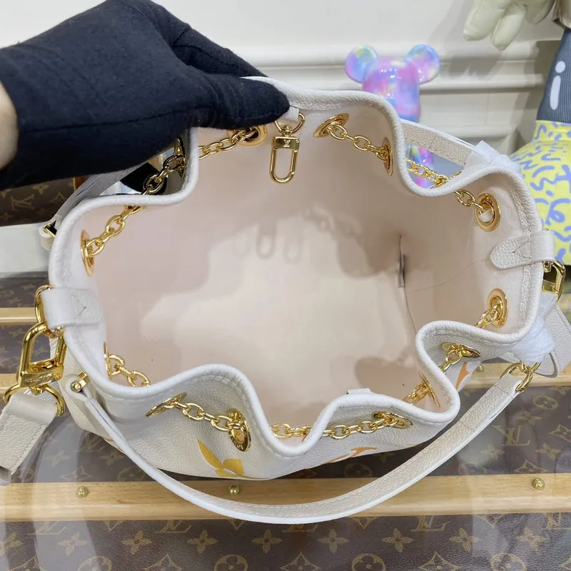 LV M46545 Louis Vuitton Letní balíček taška Béžová světlá