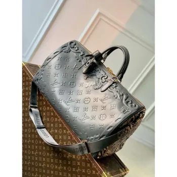 LV M21845 Louis Vuitton Keepall Bandoulière 50 Taška Tmavě Šedá