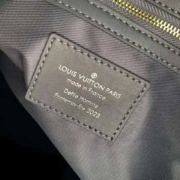 LV M21845 Louis Vuitton Keepall Bandoulière 50 Taška Tmavě Šedá