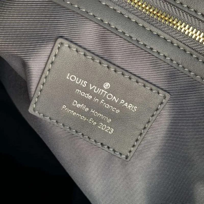 LV M21845 Louis Vuitton Keepall Bandoulière 50 Taška Tmavě Šedá
