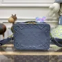 LV M21833 Louis Vuitton Taška Soft Trunk s rukojetí Tmavě šedá
