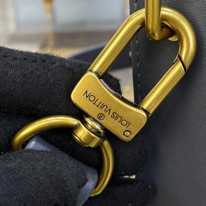 LV M21833 Louis Vuitton Taška Soft Trunk s rukojetí Tmavě šedá