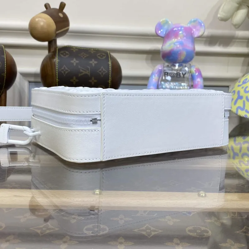 LV M21833 Louis Vuitton Taška Soft Trunk s rukojetí Optic White