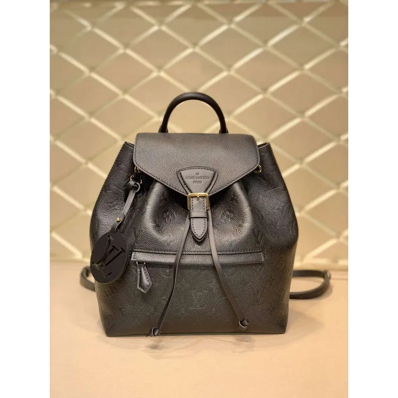 LV M45205 Batoh Montsouris Louis Vuitton Černý