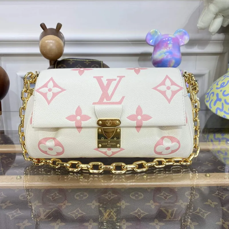 LV M46393 Louis Vuitton Oblíbená taška Růžová