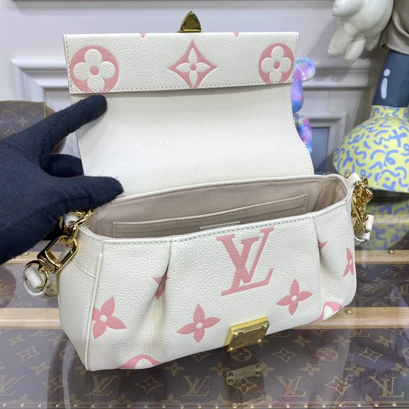 LV M46393 Louis Vuitton Oblíbená taška Růžová
