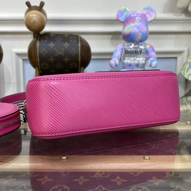 LV M21091 Louis Vuitton Marellini Taška Epi Kůže Růžová Miami Pink