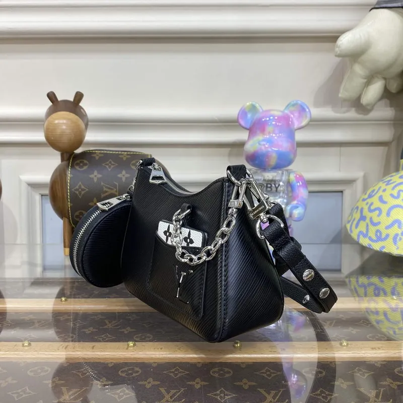 LV M20998 Louis Vuitton Marellini Taška Epi Kůže Černá