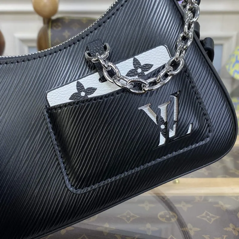 LV M20998 Louis Vuitton Marellini Taška Epi Kůže Černá