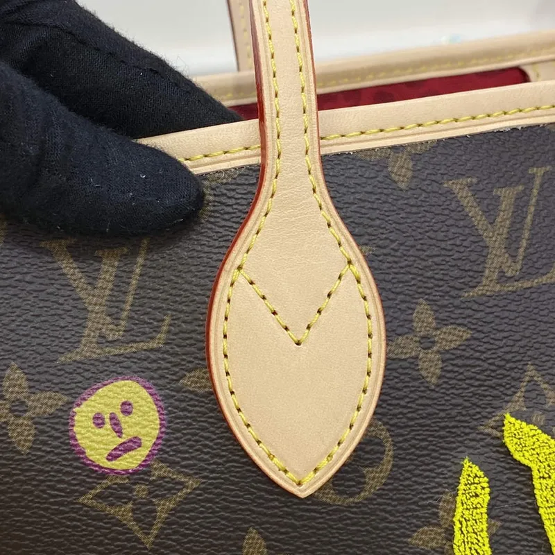 LV M46447 Louis Vuitton LV x YK Neverfull MM Taška