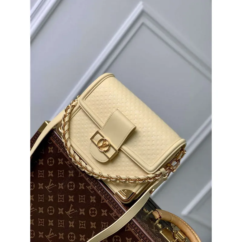 LV M22276 Louis Vuitton Dauphine MM Taška Žlutá