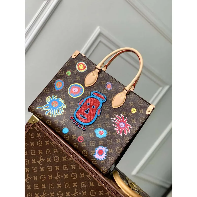 LV M46429 Louis Vuitton LV x YK OnTheGo MM Taška