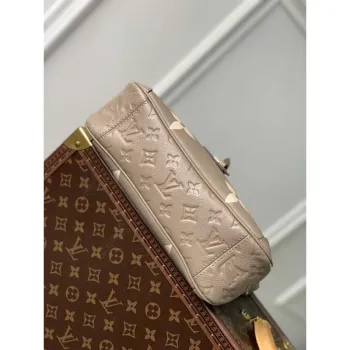 LV M46585 Louis Vuitton Trianon PM Tote Bag Crème Beige