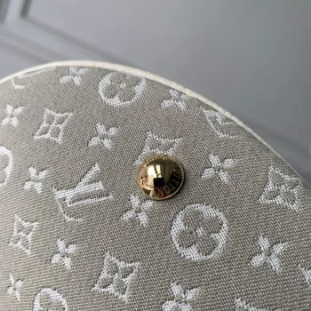 LV M42238 Louis Vuitton Kbelík PM Tote Bag Bílá