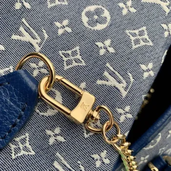 LV M42238 Louis Vuitton Kbelík PM Tote Bag Modrá