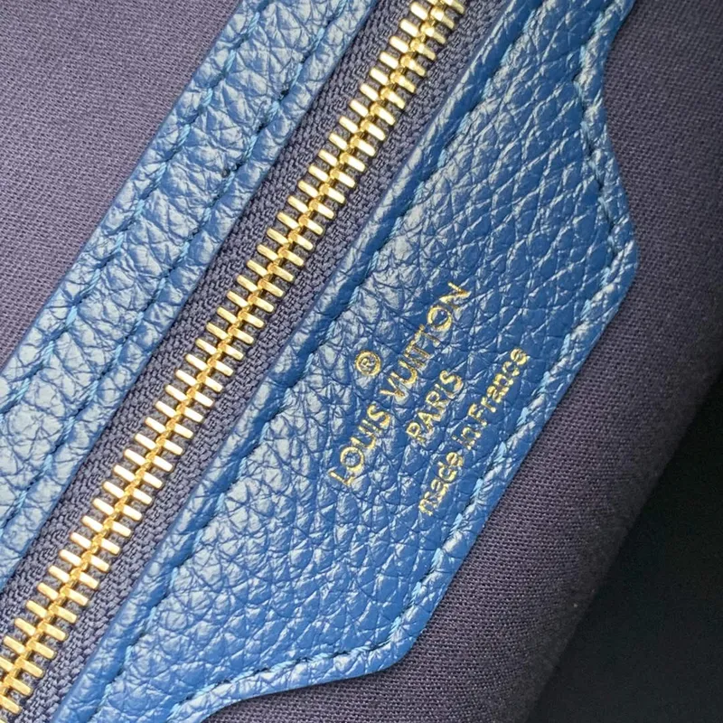 LV M42238 Louis Vuitton Kbelík PM Tote Bag Modrá