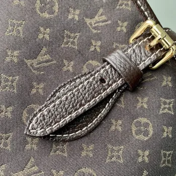 LV M42238 Louis Vuitton Bucket PM Tote Bag Hnědá