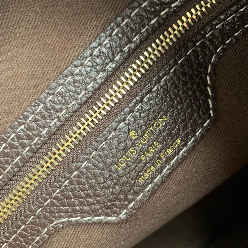LV M42238 Louis Vuitton Bucket PM Tote Bag Hnědá