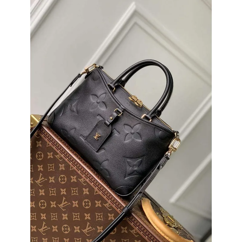 LV M46488 Louis Vuitton Trianon PM Taška Monogram Černá